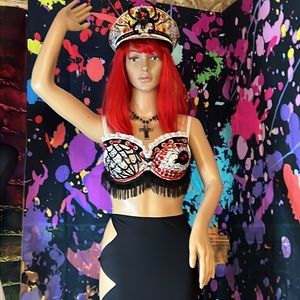 Black Widow Rave Hat